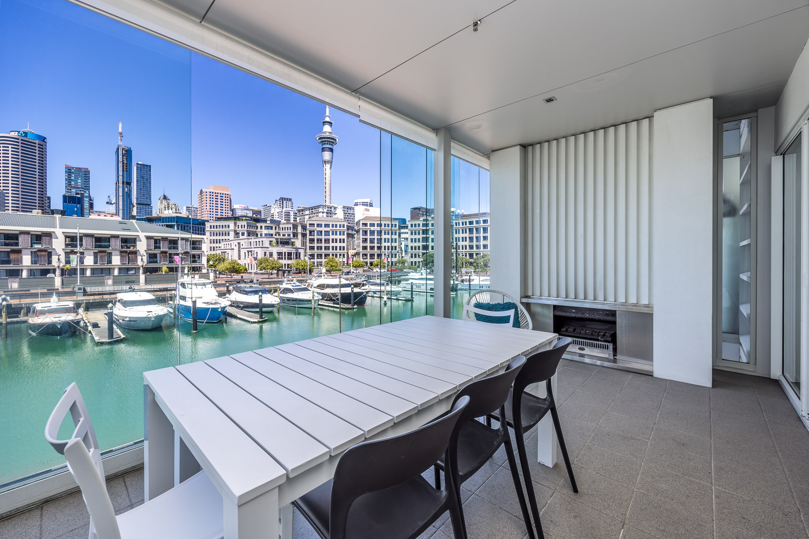 Astra Apartments Self Contained Accommodation Auckland 3 bedroom balcony view